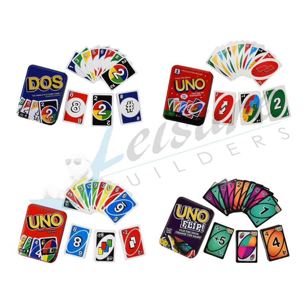 Uno Card Games Metal Box Series