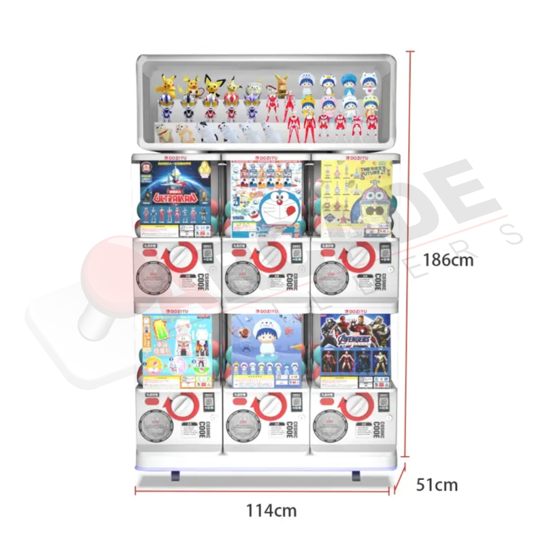 Cosmic Island Capsule Toy Vending Machine Malaysia Adult Kids